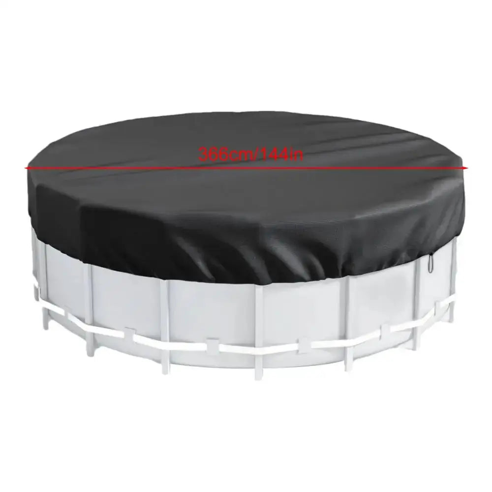 Bâches rondes de 244/305/366 cm pour piscine hors-sol – Couverture résistantes, anti-déchirures et robustes MADATEX